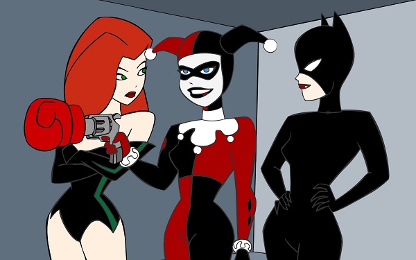 Harley quin and catwoman