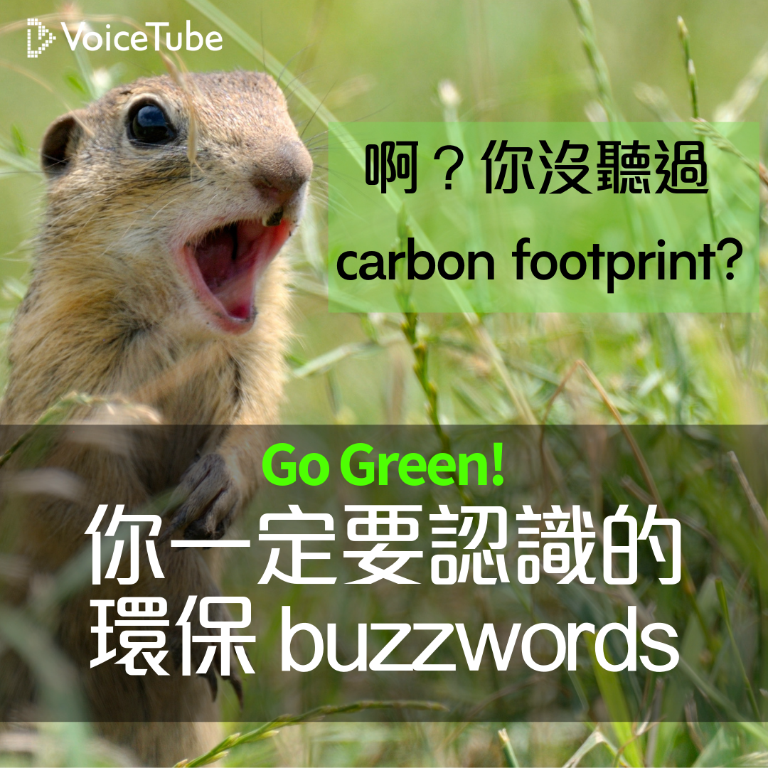 Go Green 你一定要認識的環保相關英文用語