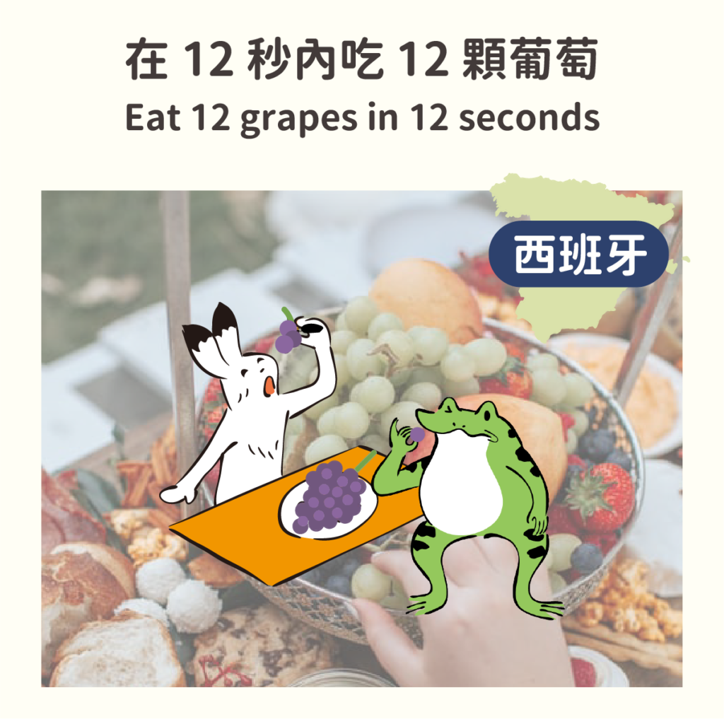 跨年 吃葡萄 eat 12 grapes 西班牙 Spain